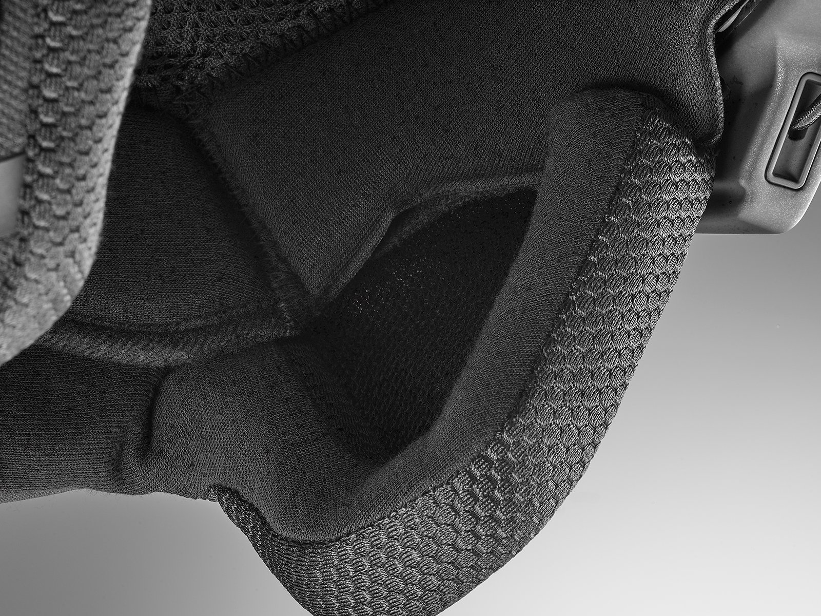 Oreillettes et doublure 3D en laine-lyocell